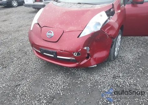 2014 Nissan Leaf S z USA, uszkodzony, nr VIN 1N4AZ0CP5EC337987